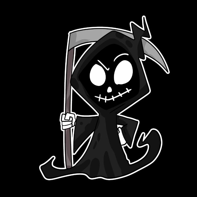 Sensenmann mit Sense