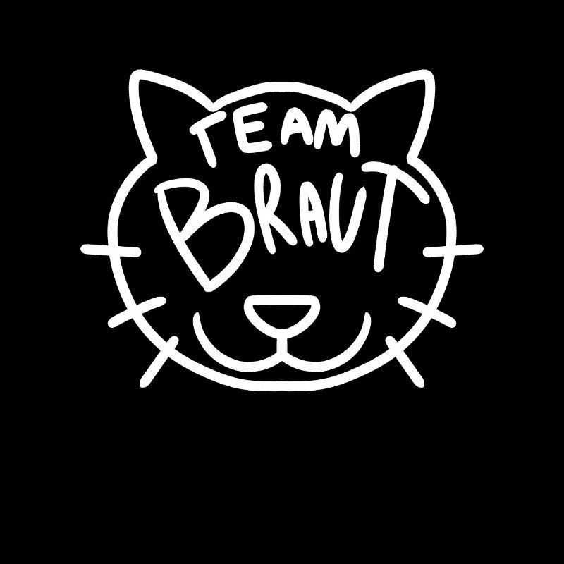Team Braut Hochzeitsfeier Katze