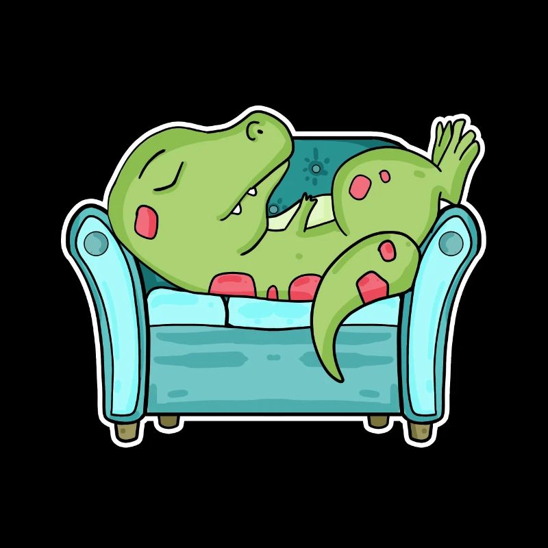 Dinosaur Bed Sleep Tired