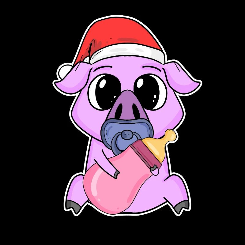 Cochon bébé Noël