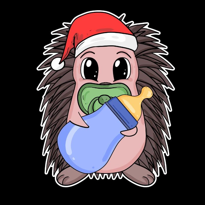 Hérisson bébé Noël
