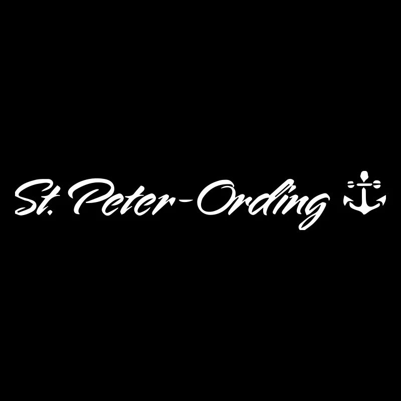St Peter Ording mit Anker