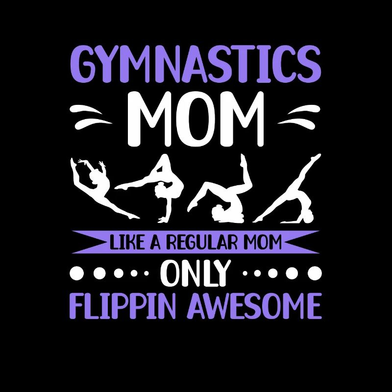 Stolze Gymnastik-Mutter