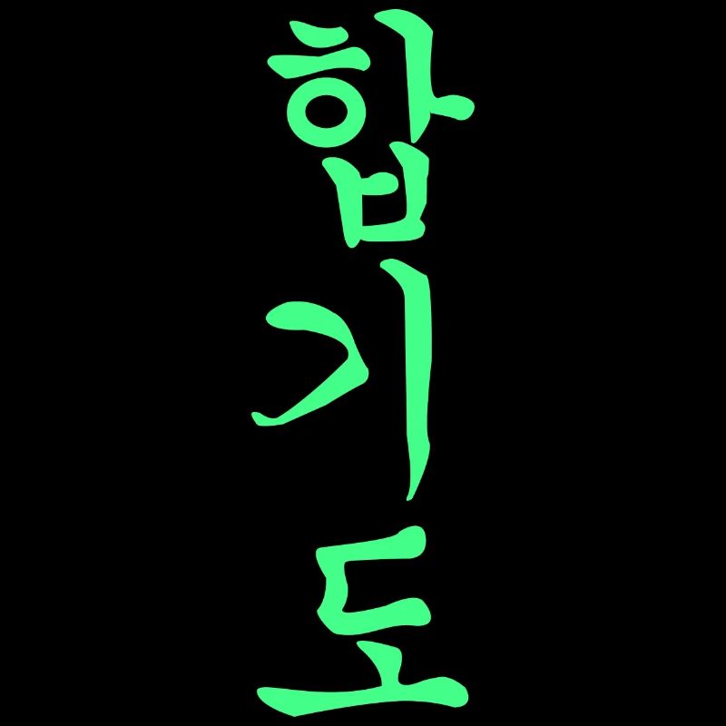 Hapkido Hangul Kanji Calligraphy Design