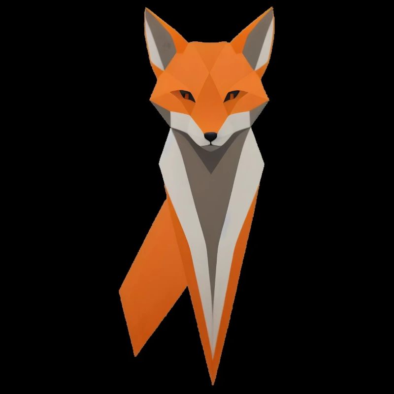Geometric Fox Design
