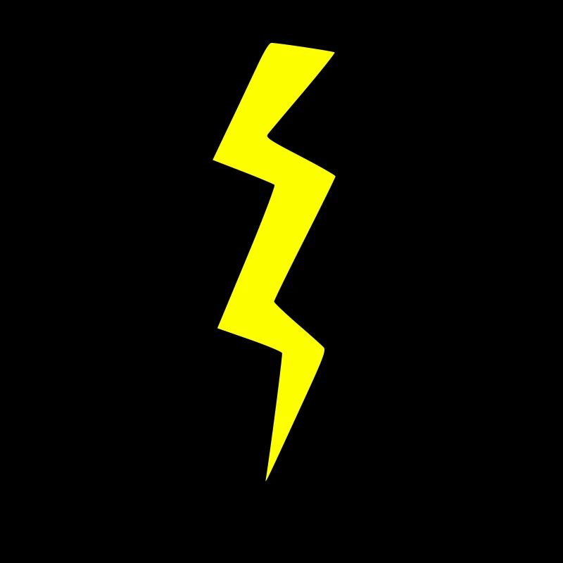 two colored lightning