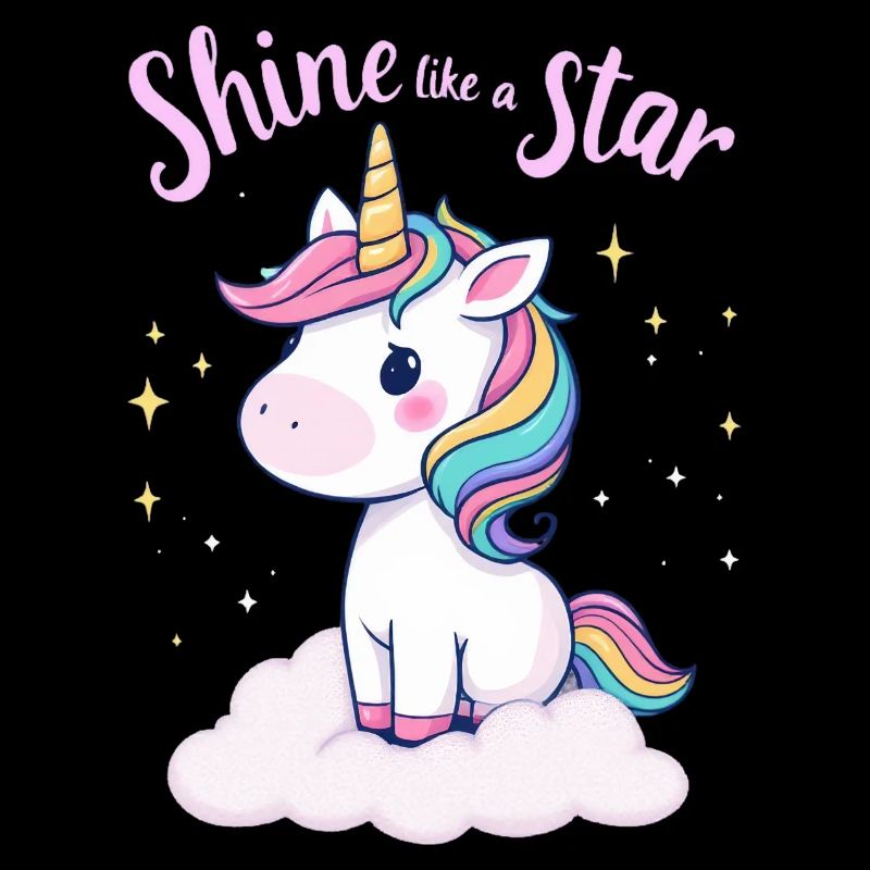 Glänzen wie ein Stern Einhorn Inspiration