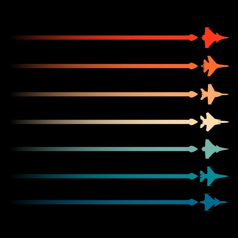 Airplane jet fighter pilot vintage squadron flight