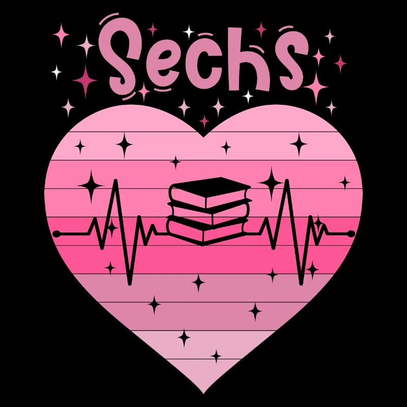 6. Geburtstag Lesen Bücher Buch Mädchen Tochter