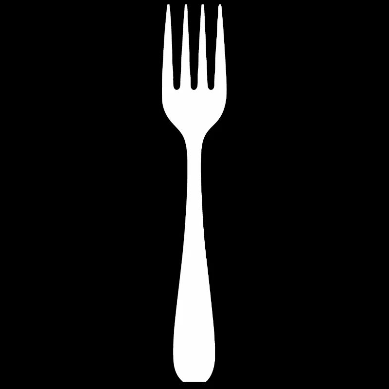 Conception de silhouettes de fourche cool