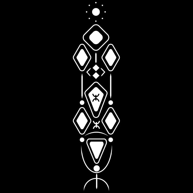 Berber Pattern 2023 White