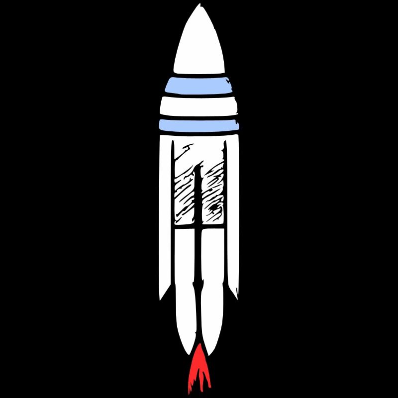 Vecteur de vol spatial spatial de fusée spatiale