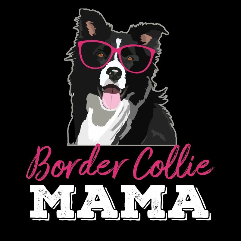 Border Collie Besitzer Mutter Geschenk Brille