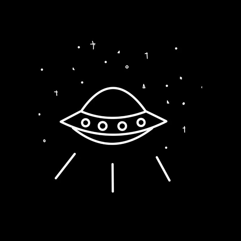 UFO night sky