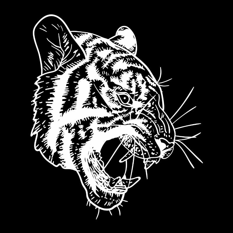 Tieger Head Wilderness Safari Power Cool Gift idea
