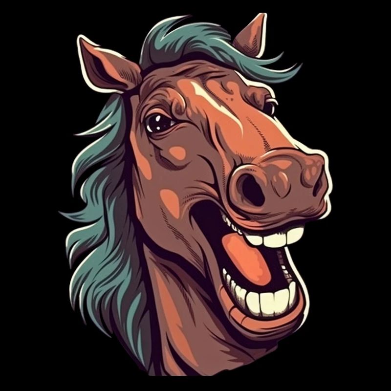 Idée passion chevaux cavalière aquarelle splash