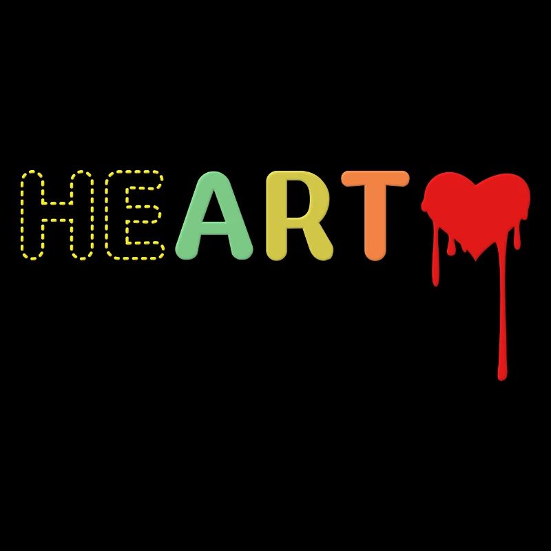 Art Heart Boho Colored - Love for Art