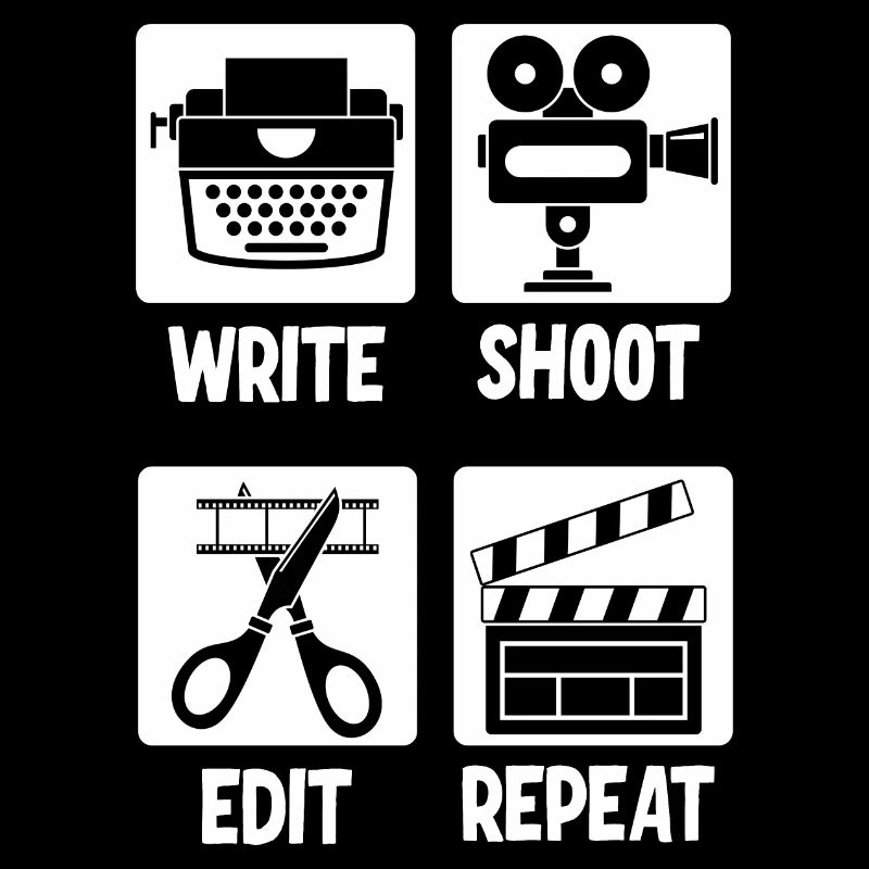 Écrire Shoot Edit Répéter Cinéaste