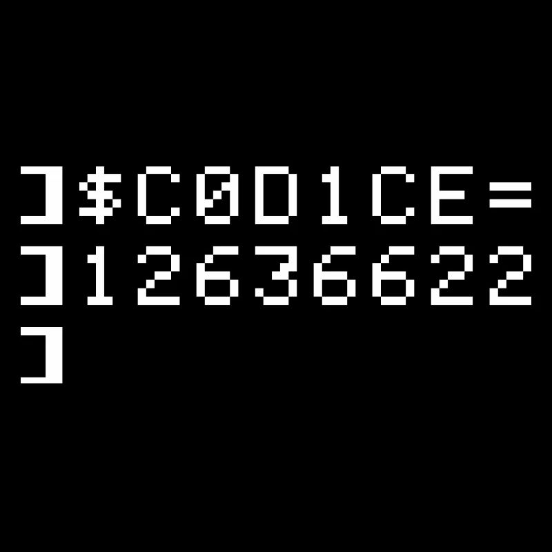 C0D1CE Codice 8-Bit Esadecimal Code Nerd Pix