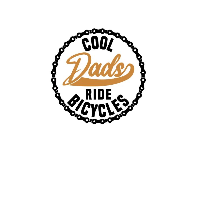 Cool dads ride bicycles
