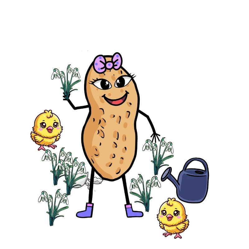 Peanut Spring Easter Chick Snowdrop