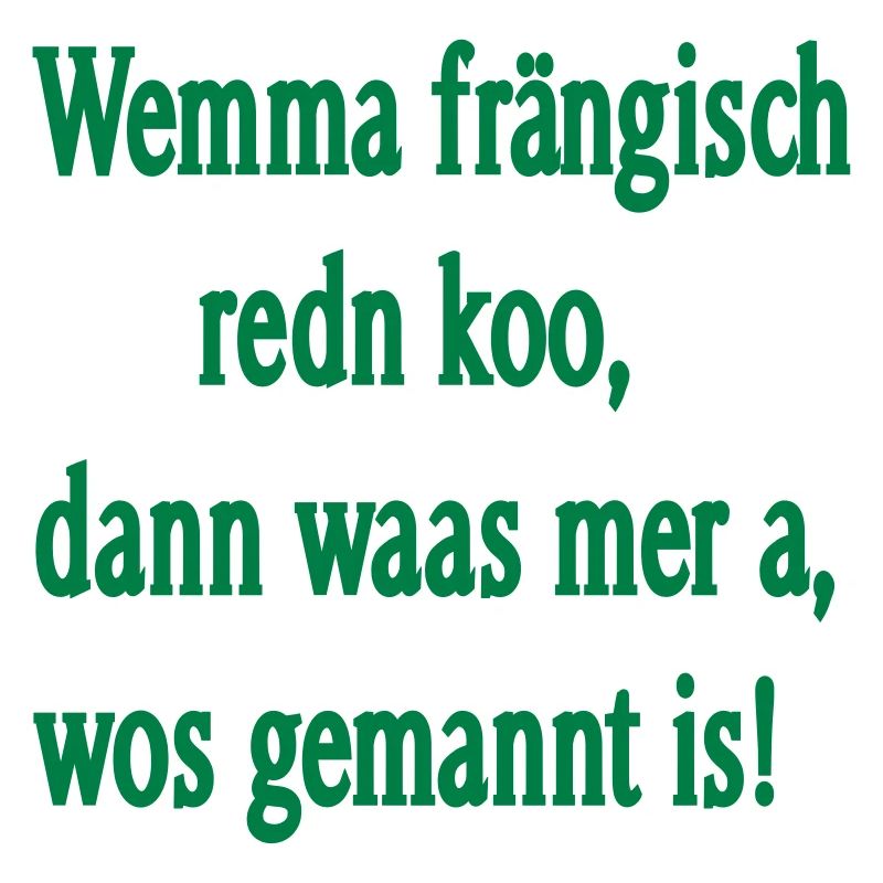 Franconian dialect
