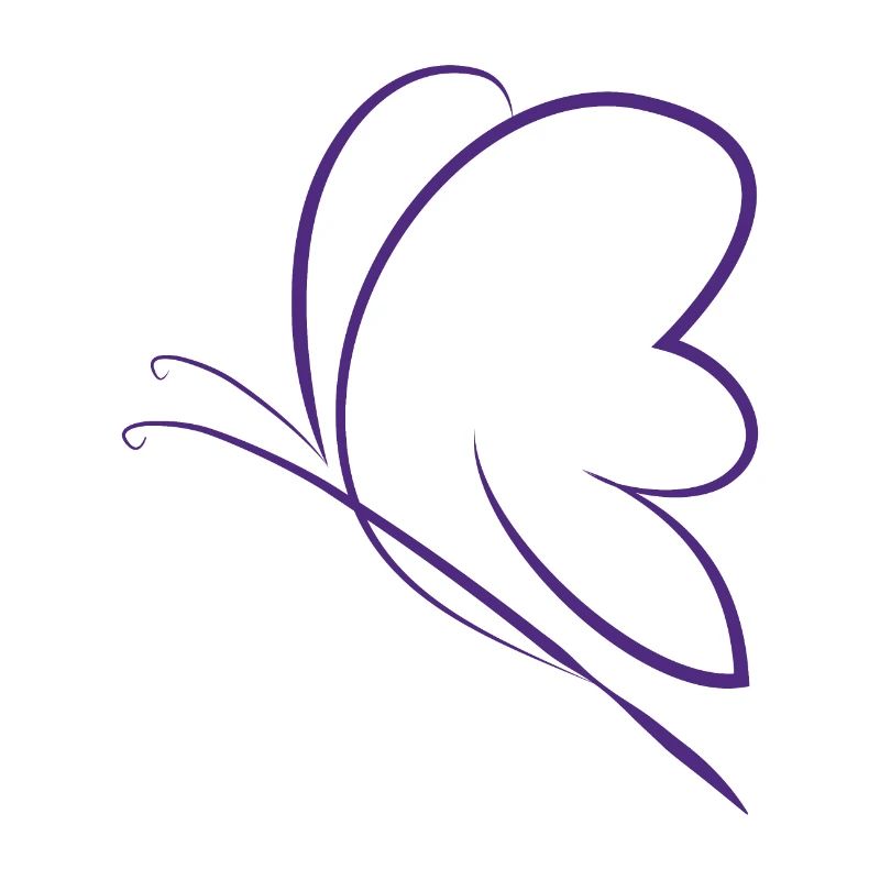 Butterfly, Essenian animist drawing, purple