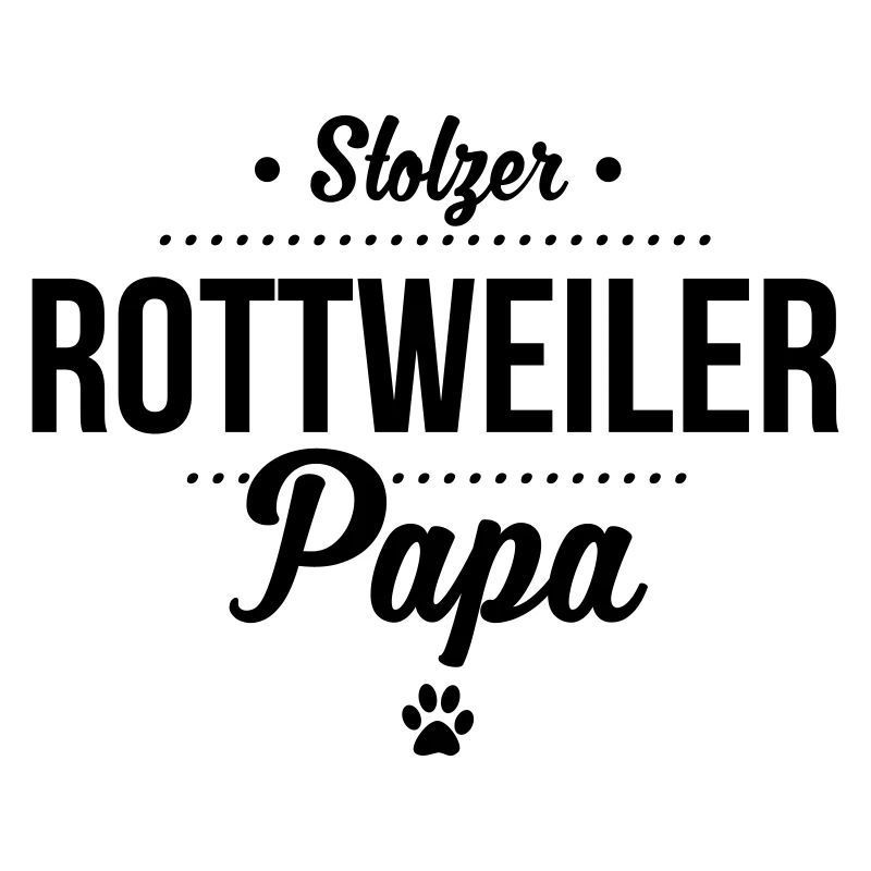 Stolzer Rottweiler Papa Punkte