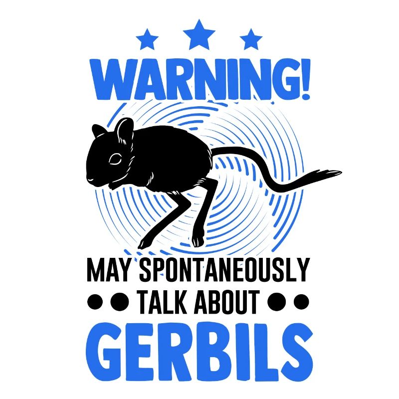 Avertissement Gerbille de course rat gerbille