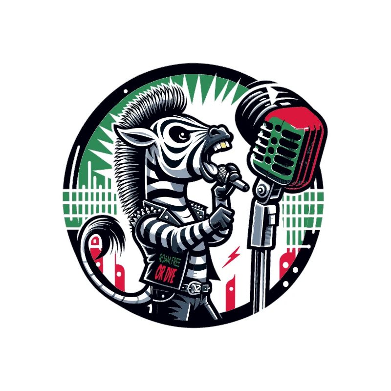 Zebra Roam Free oder Dye, Mic Drop