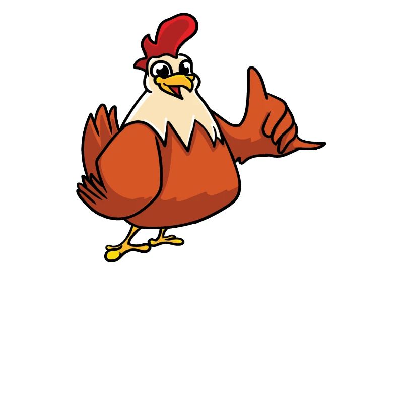 Une seule mère élevant un poulet