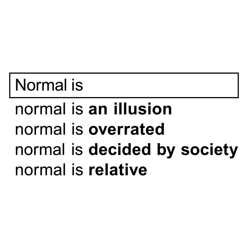 Normal Is... - Challenging Perceptions