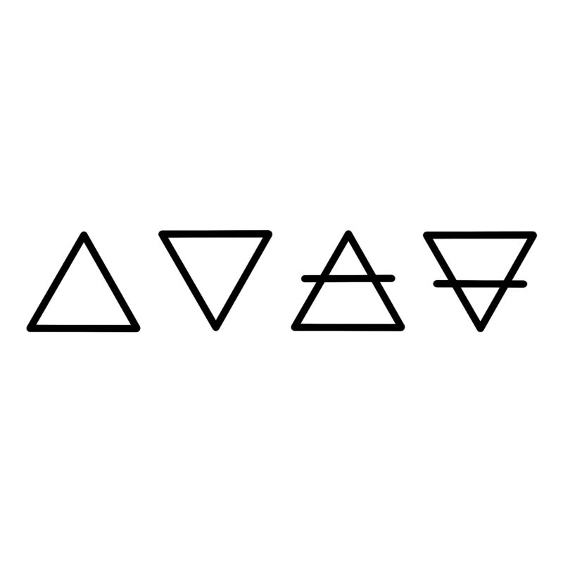 Four elements - fire, water, air, earth