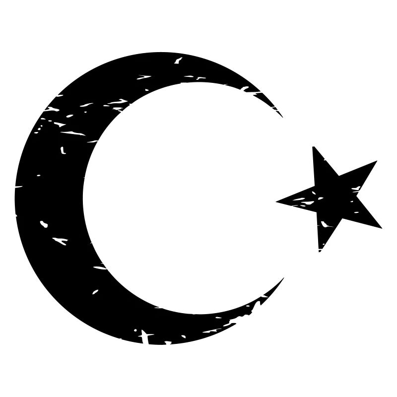 Drapeau turc style vintage