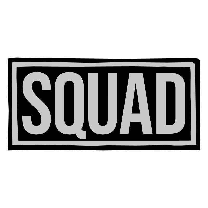 Bouclier de chef d’escouade de texte