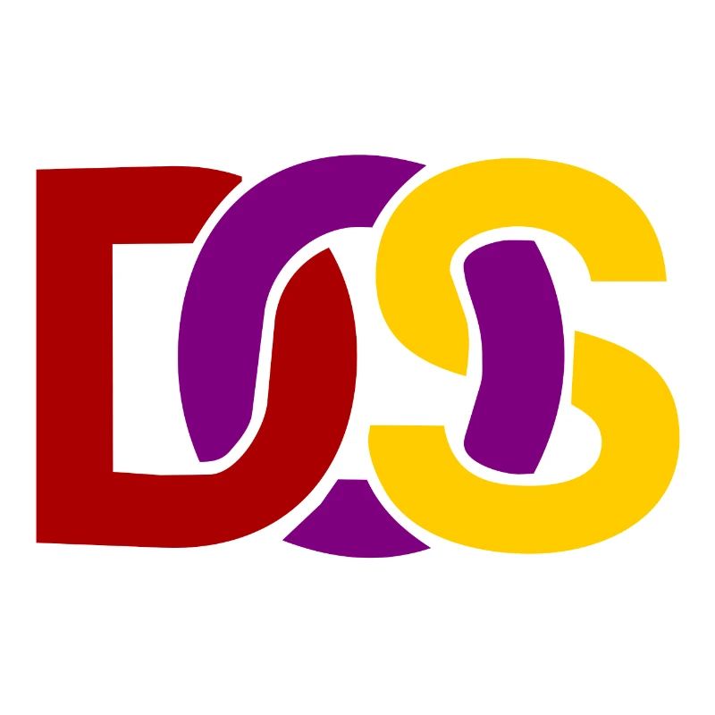 Retro MS DOS Logo