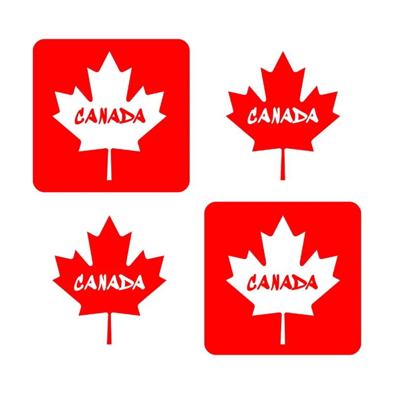 Canada maple leaf flags design