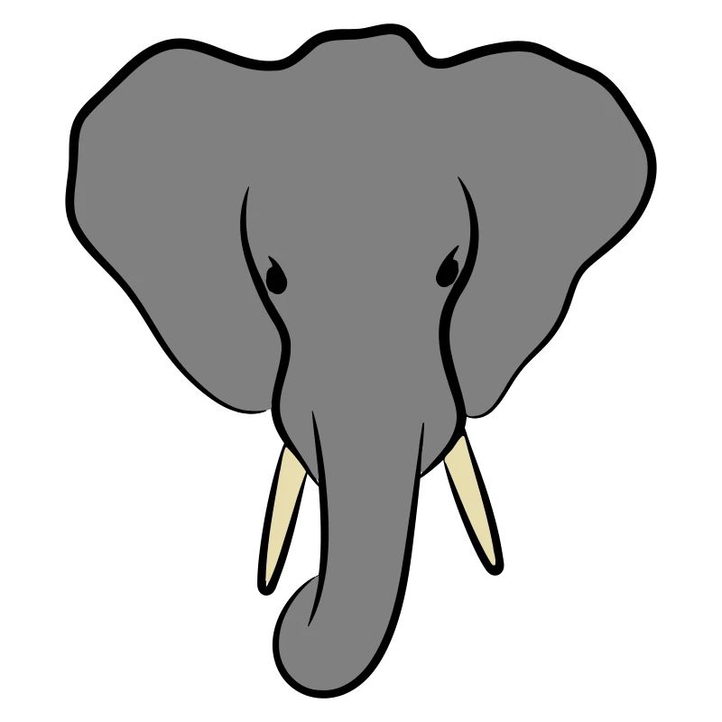 Elephant Head Minimalist