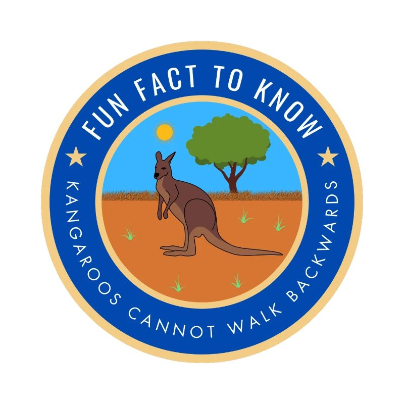 Kangaroos cannot walk backwards
