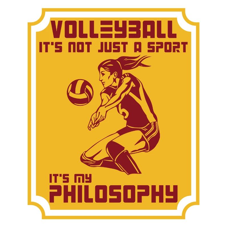 Dump volleyball player