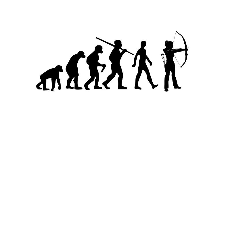 Frauen Bogenschießen Evolution Pfeil