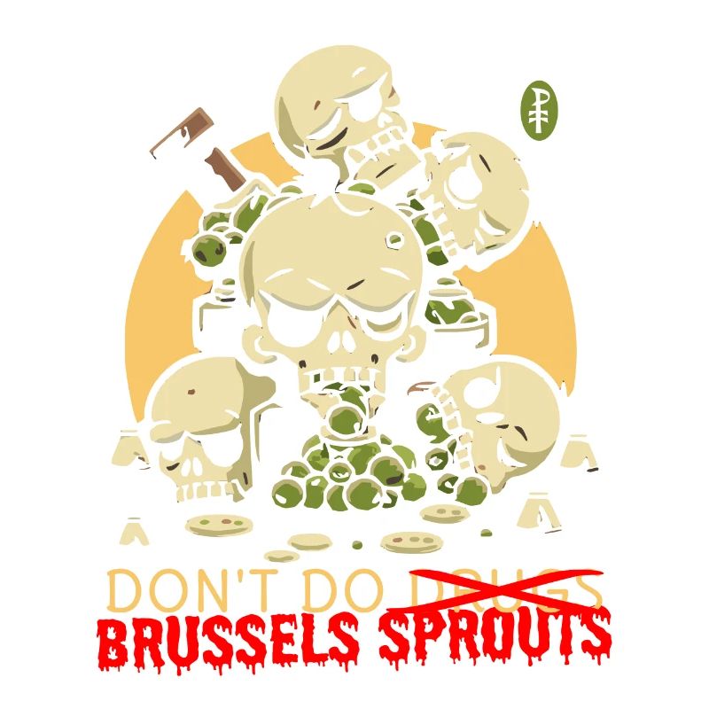 Disgusting Vegetable Skulls: Avoid Brussels Sprouts