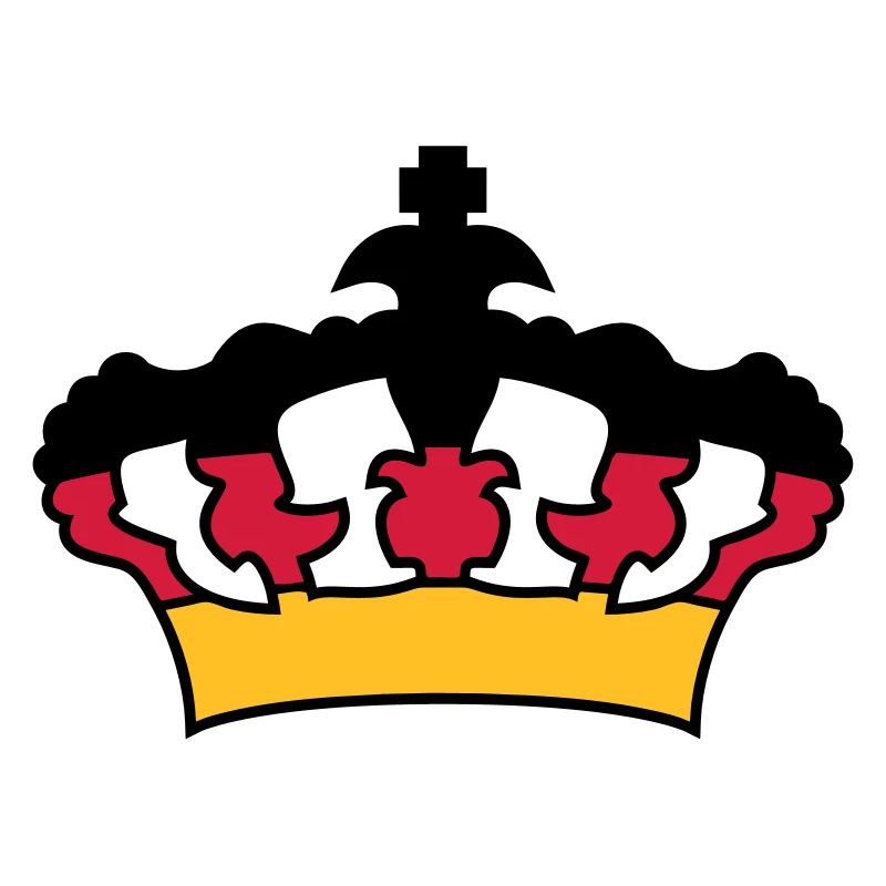 crown king queen prince princess pattern germany n