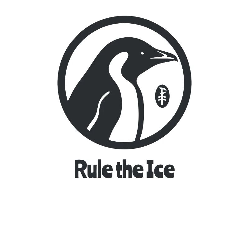 Beherrsche das Eis, ein Pinguin