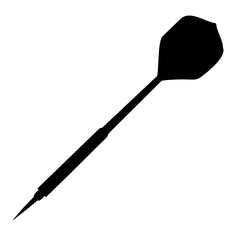 en croix, jeu de fléchettes