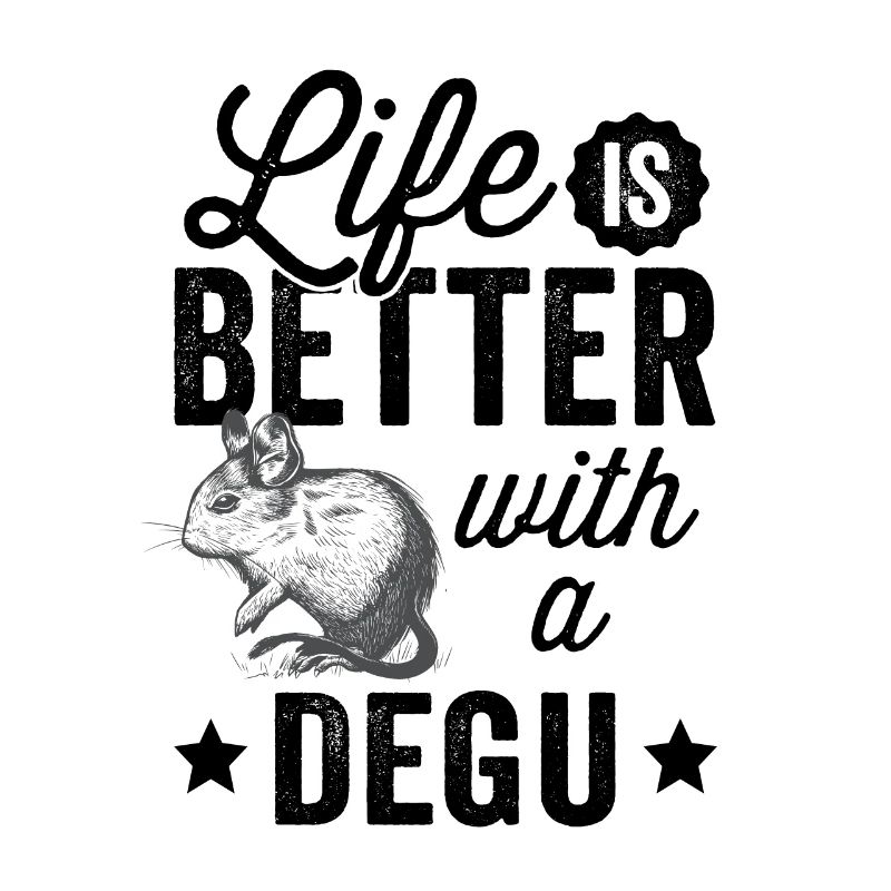 Everything is better with Degu Chilean rodent