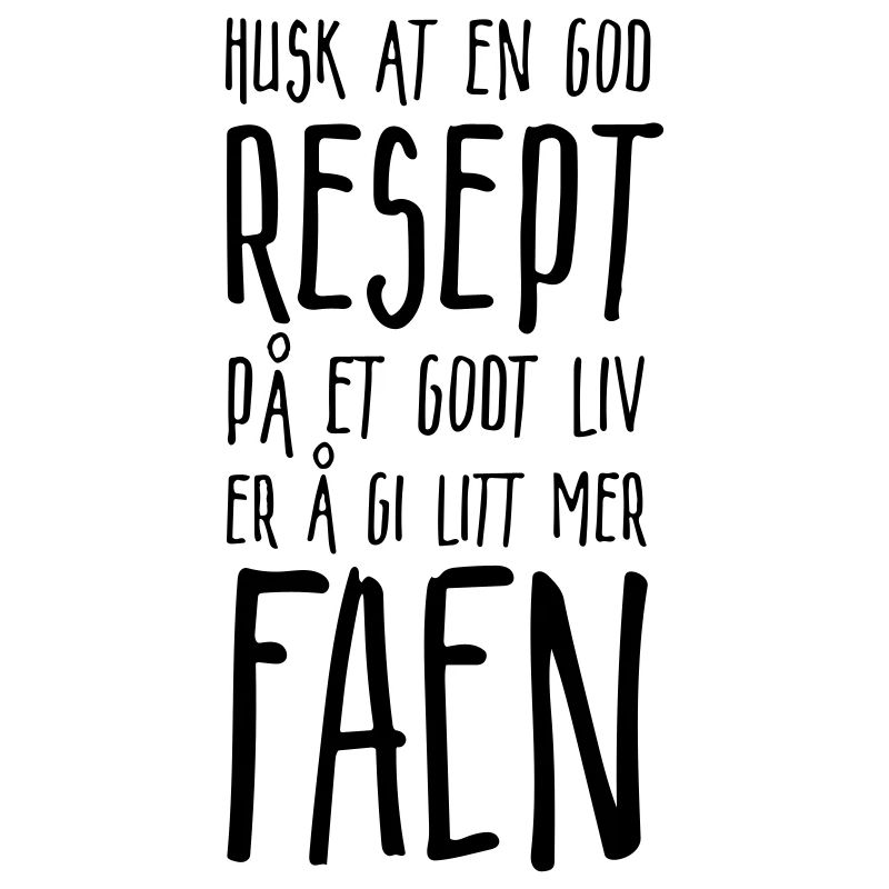 Gi litt mer FAEN