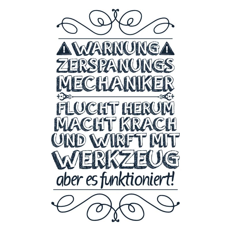 Zerspanungsmechaniker Zerspaner Geschenkidee