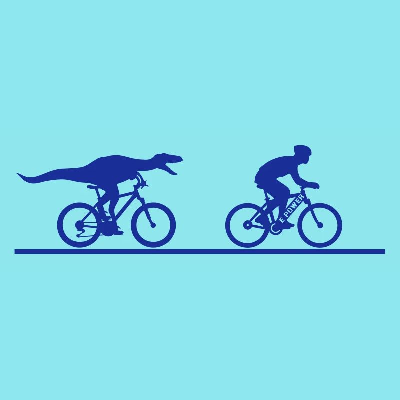 E Biker versus Velociraptor