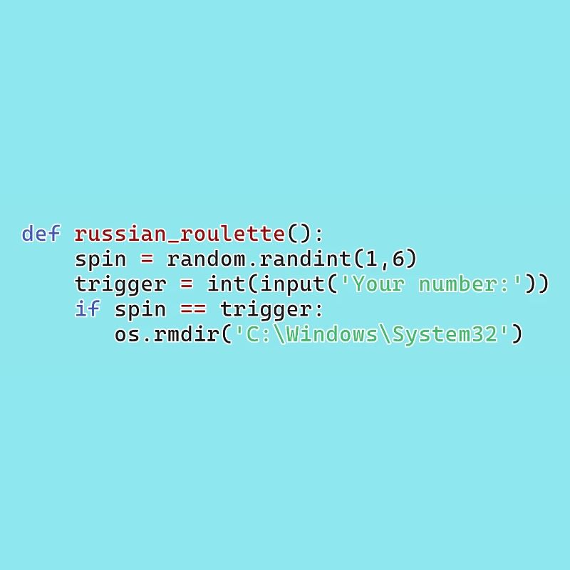 Roulette russe Python